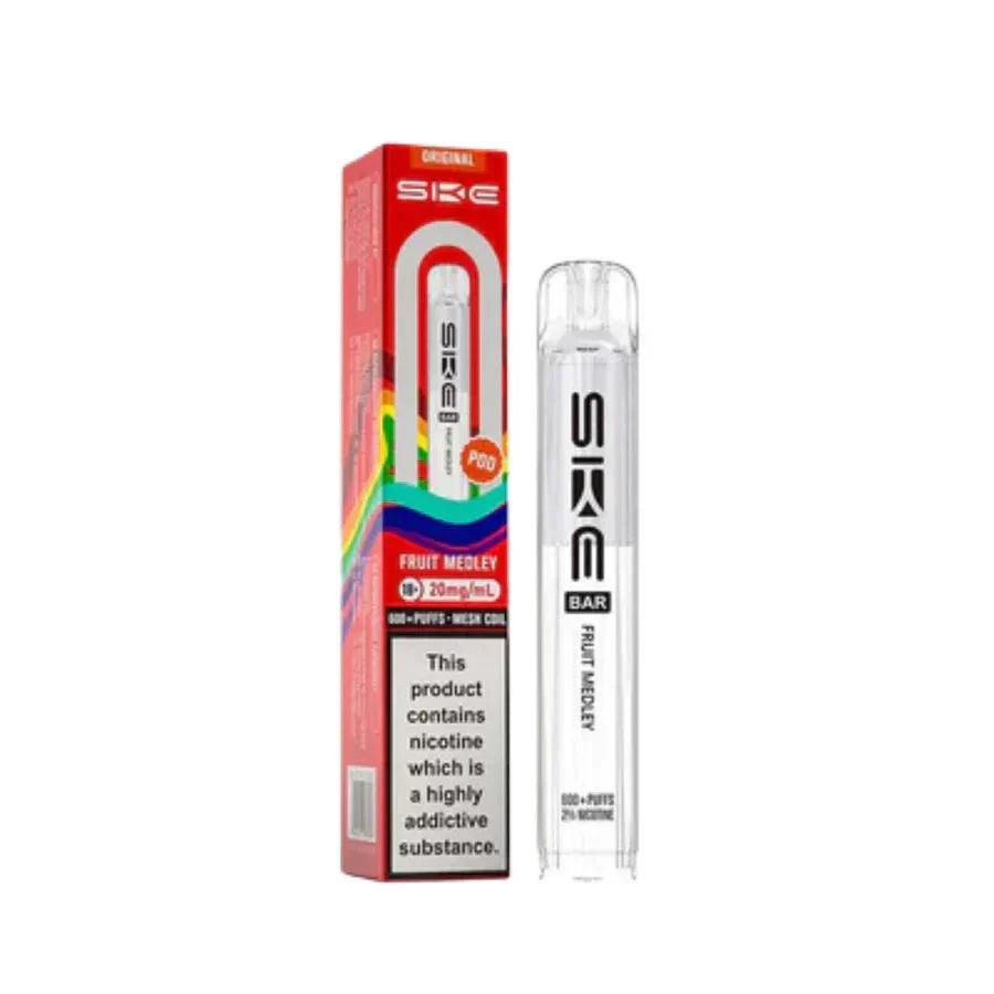 SKE Bar 600 Prefilled Pod box of 10 in Fruit Medley at UK Vaper Wholesale